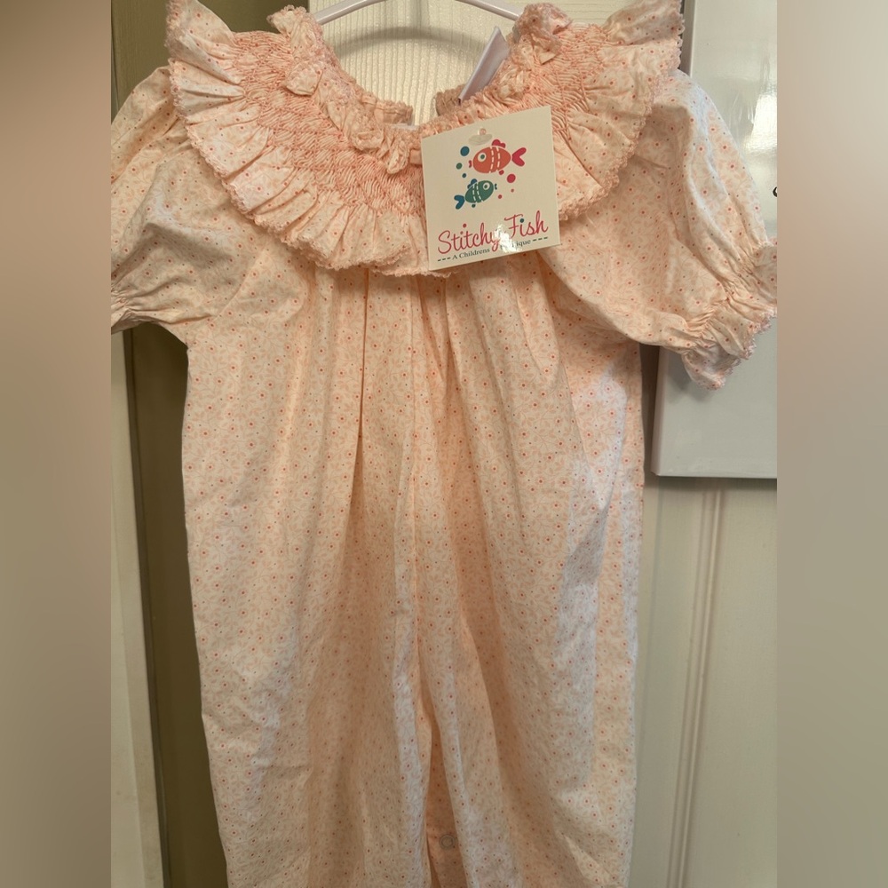 Stitchy Fish - long pants onesie